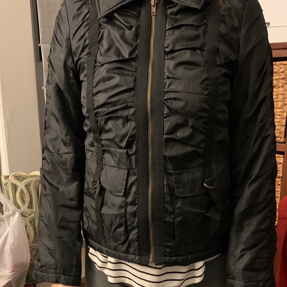 Black fall/spring jacket - Picture 6 of 7